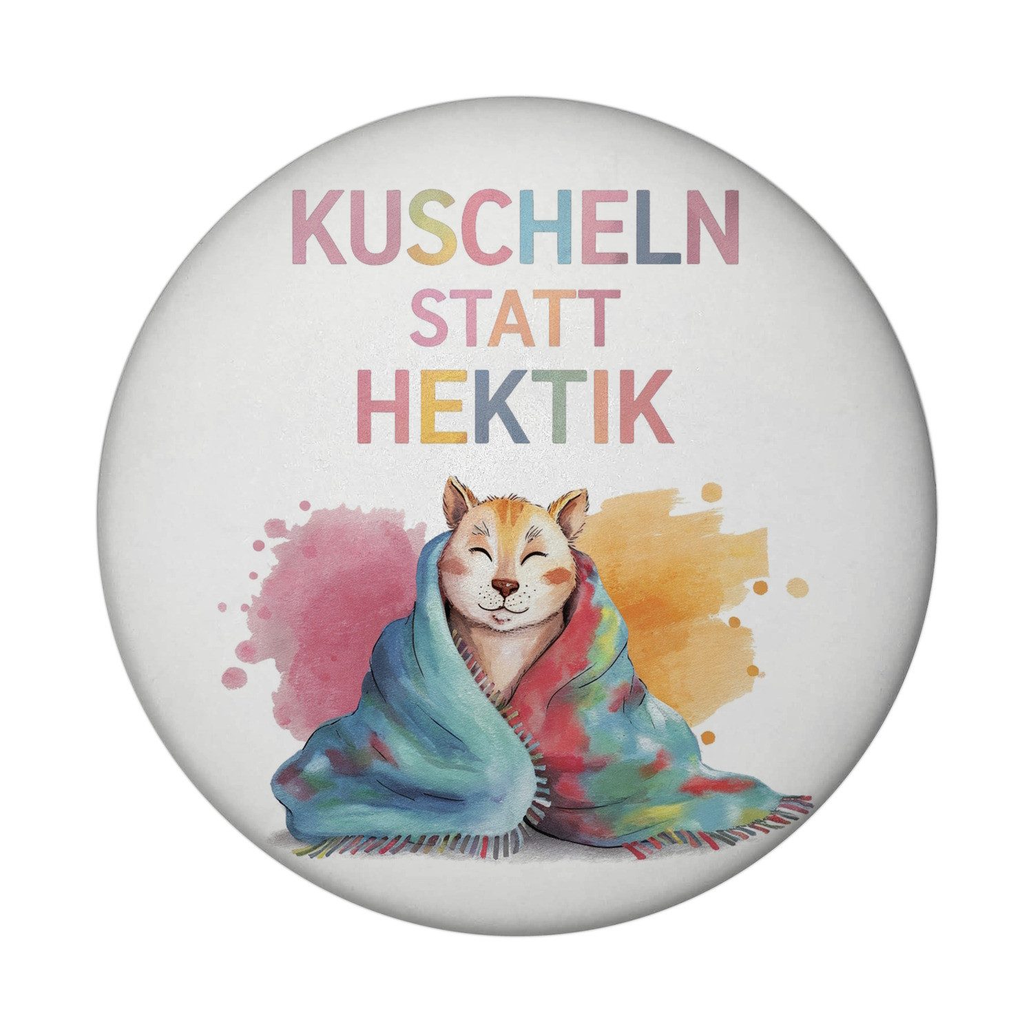 speecheese Magnet Kuscheln statt Hektik Magnet mit Puma