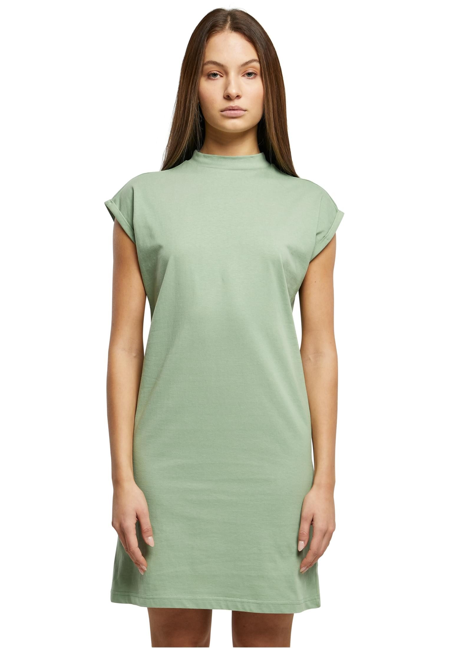 urbandreamz Jerseykleid Damen Kleid überschnittene Schultern Jersey Turn Up günstig online kaufen