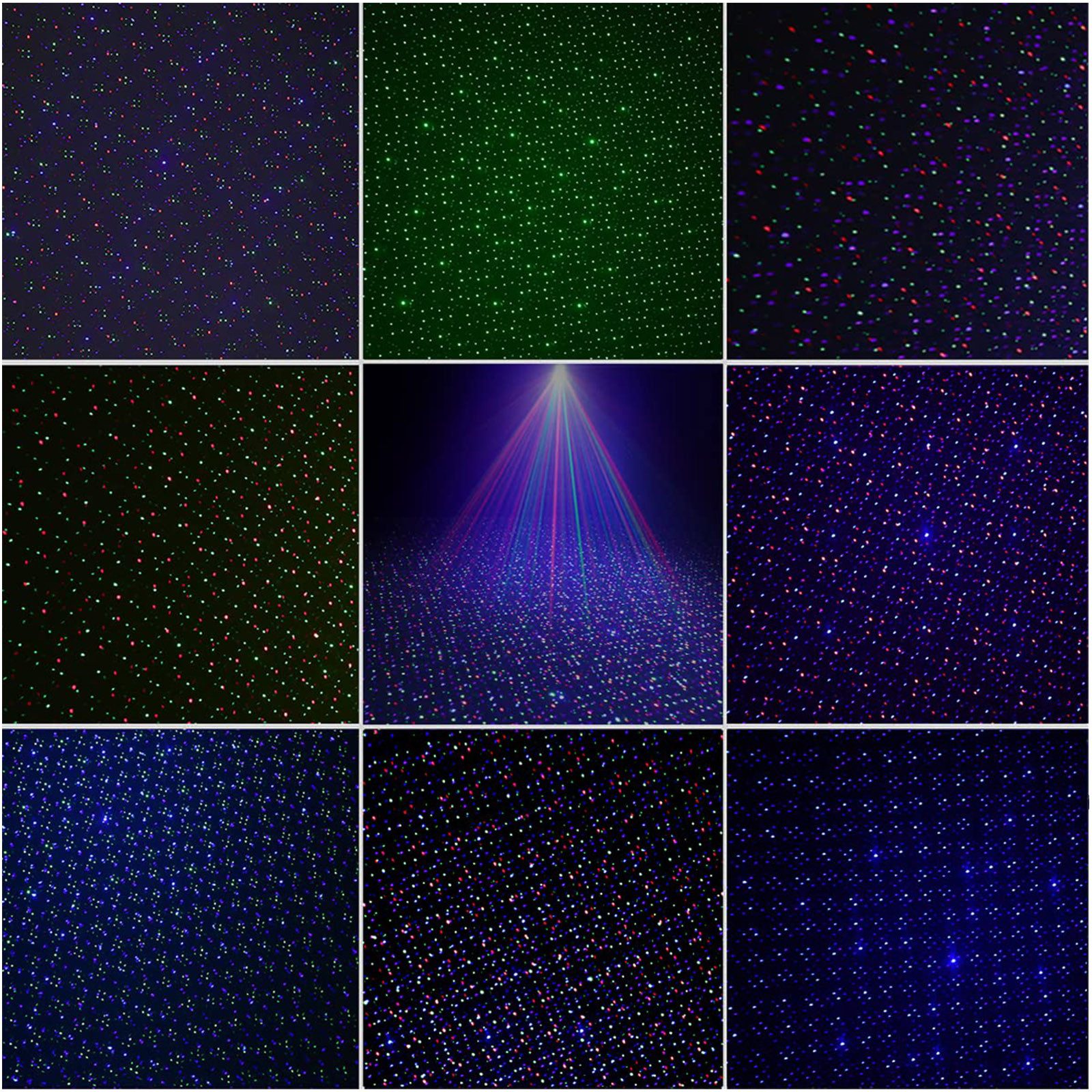Lapamax Gartenstrahler Projektionslampe Weihnachtsdeko Beleuchtung Strahler Gartenprojektor, Partylicht Laserprojektor Aussen mit Fernbedienung