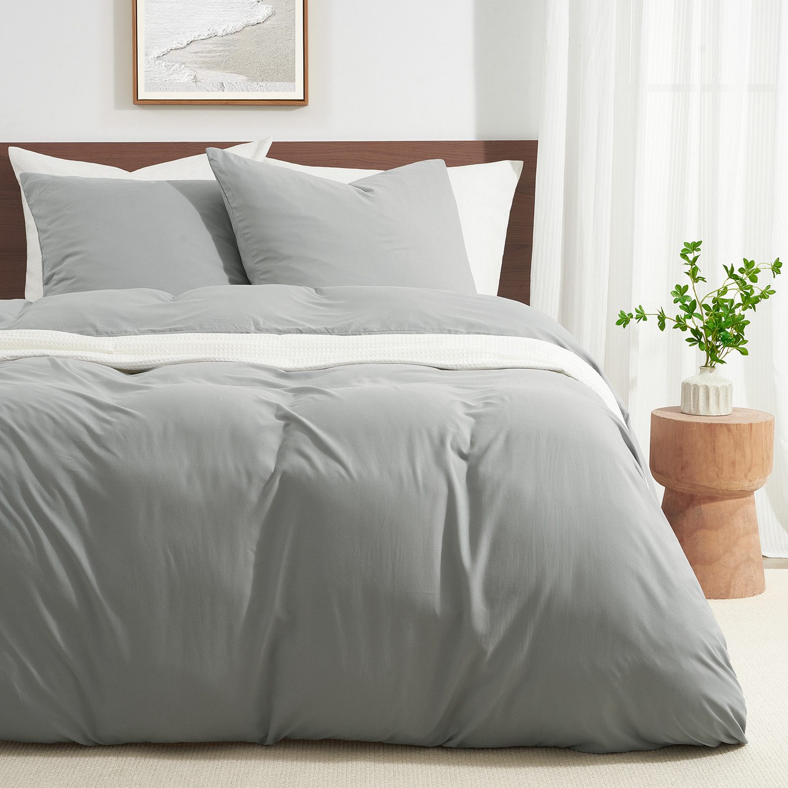 Topfinel Bettwäsche 135x200cm, Seersucker Bettwäsche-Sets, bügelfrei, aller günstig online kaufen