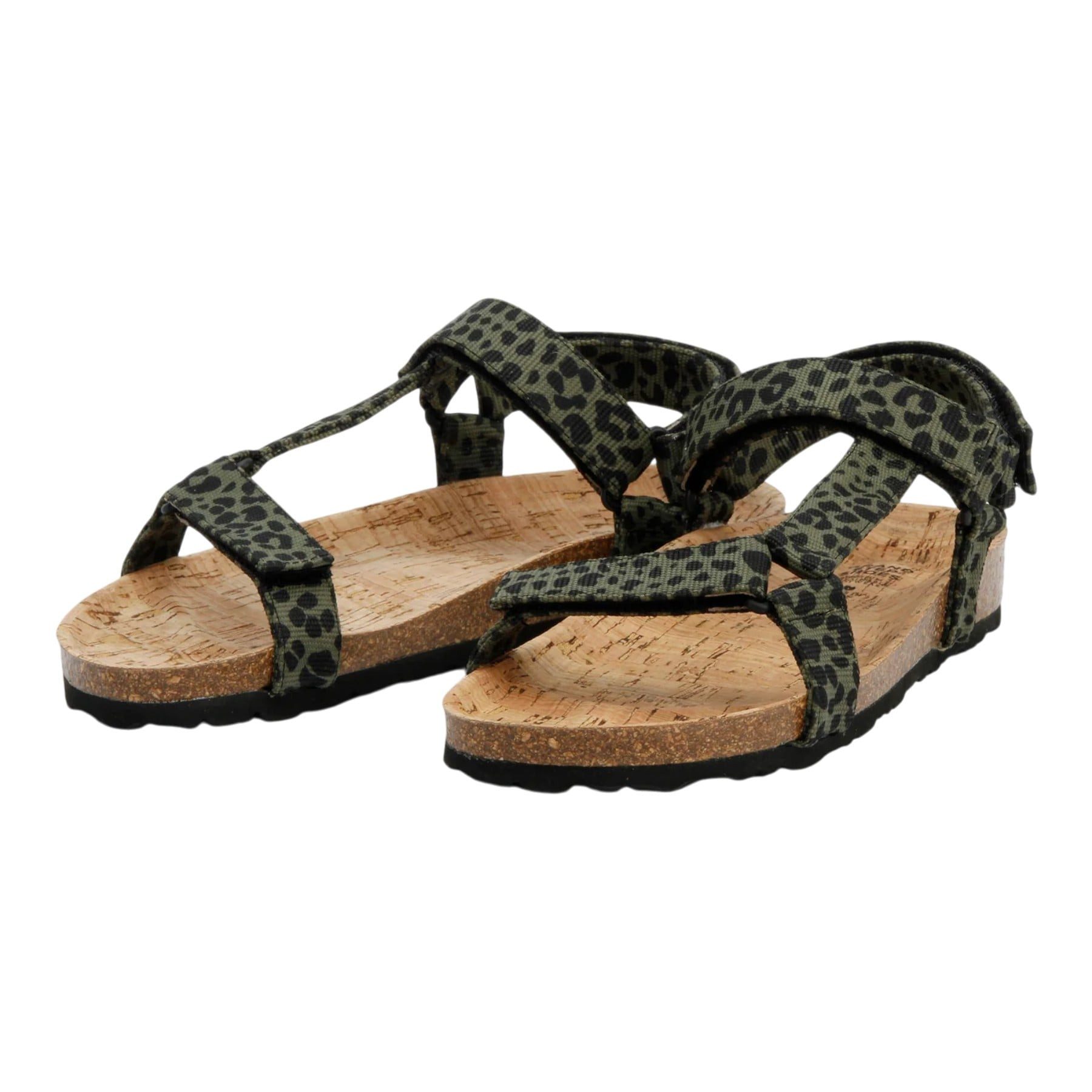 Grand Step Shoes Levi Animal olive Damen Sandale