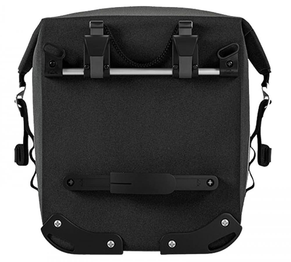 BROOKS ENGLAND Fahrradtasche BROOKS Scape Pannier Large Black - wasserdichte Fahrradtasche 18-22 Li