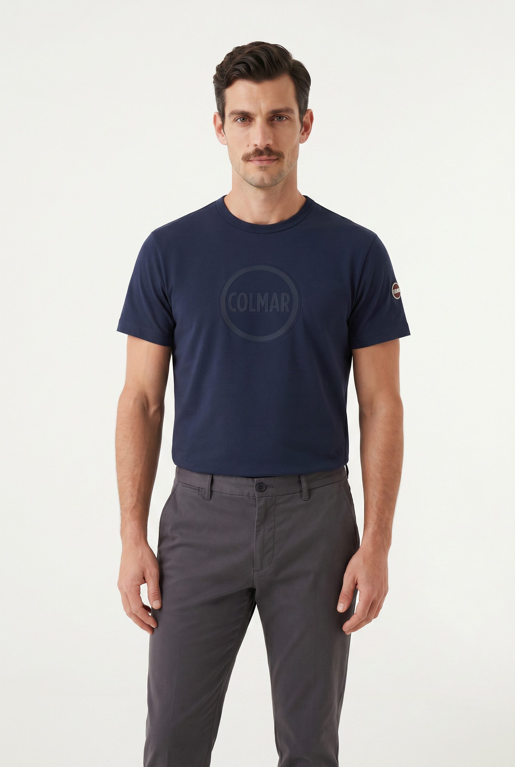 Colmar T-Shirt MENS T-SHIRT mit Logo, Rundhals, regular fit
