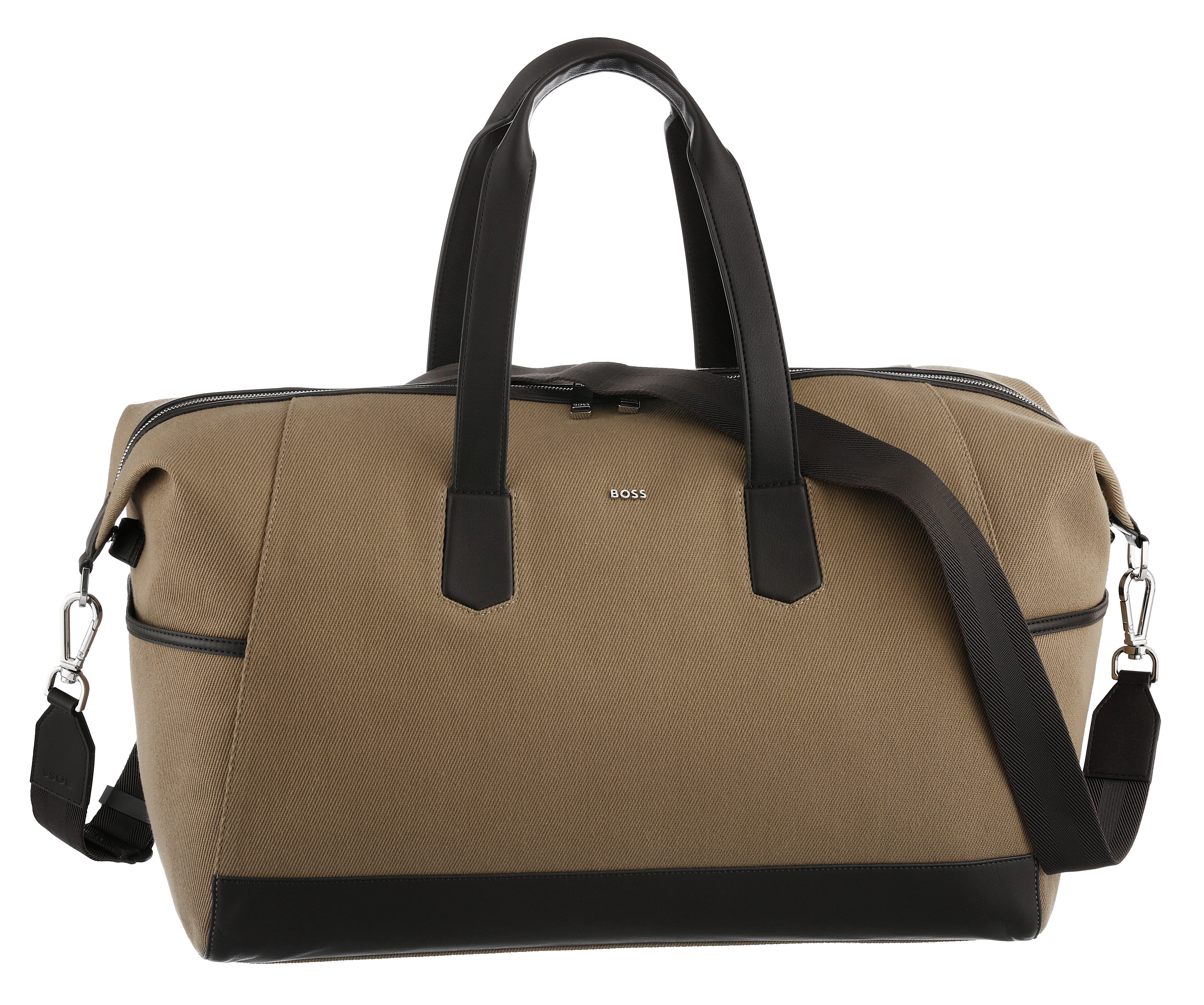 BOSS Weekender Dakkar_Holdall, Unisex Reisetasche, Urlaubstasche mit Kontrastbesatz