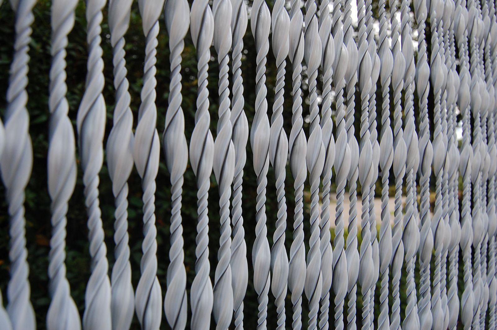 La individuell 2 XL - und weiß, cm, Tenda Länge PVC x 230 La 120 Breite kürzbar Tenda Insektenschutz-Vorhang BARI Streifenvorhang