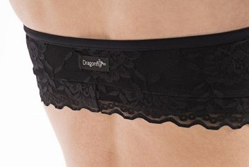 Dragonfly Trainingstop Dragonfly Top Lisette Lace Black XS (1-tlg) Pole Dance Bekleidung
