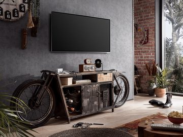 massivum Lowboard Motorrad Bike Harlow TV-Sideboard Konsole Hausbar TV-Bank (1 St)