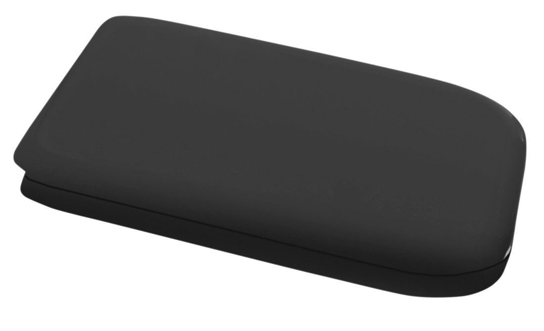 Kerasan WC-Sitz WALDORF WC-Sitz, Soft Close, schwarz matt/Chrom, Kerasan-418831