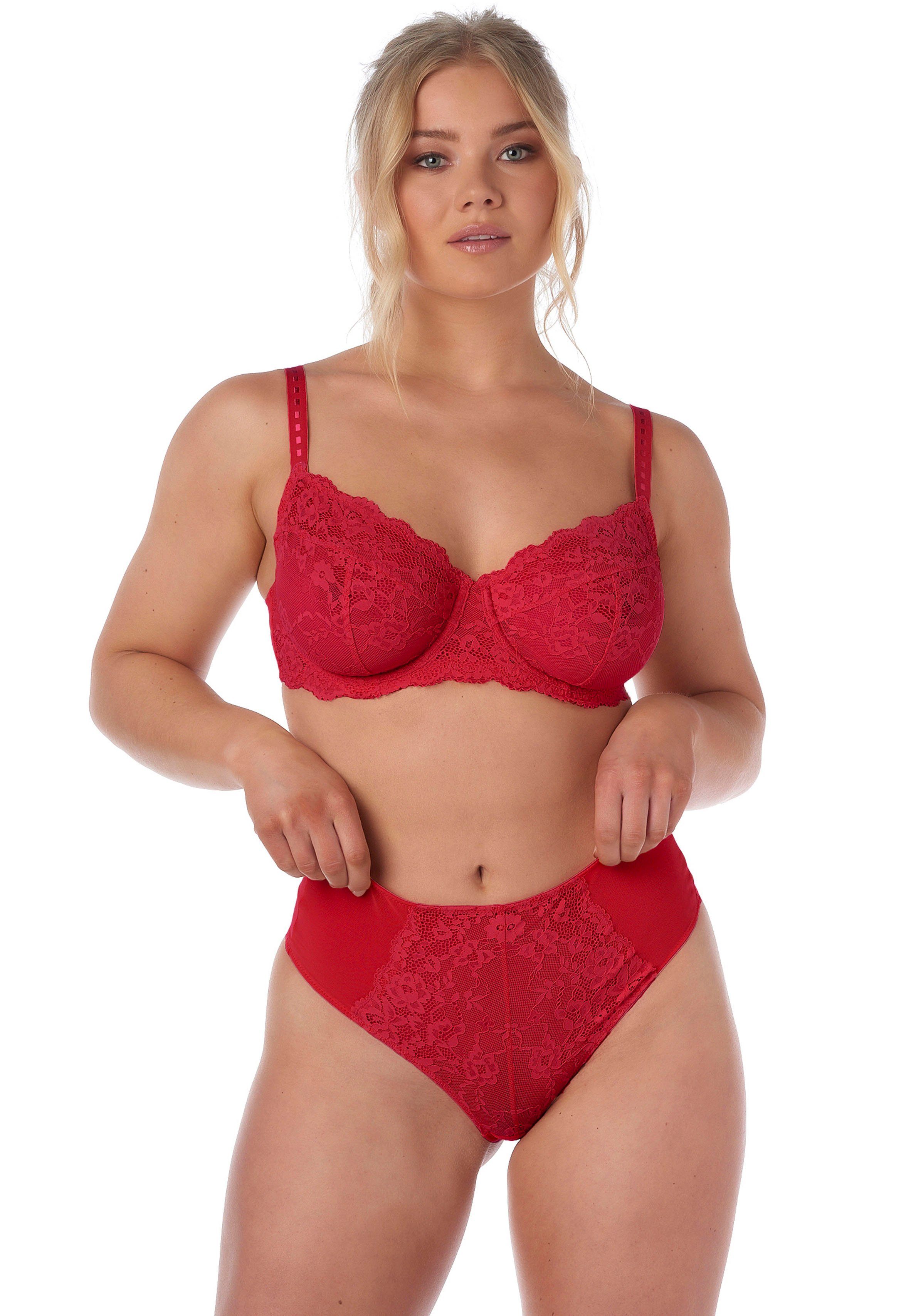 After Eden D-cup & up Panty BO Mit Spitze, leicht durchsichtig, feminin, bequem, weich, elastisch