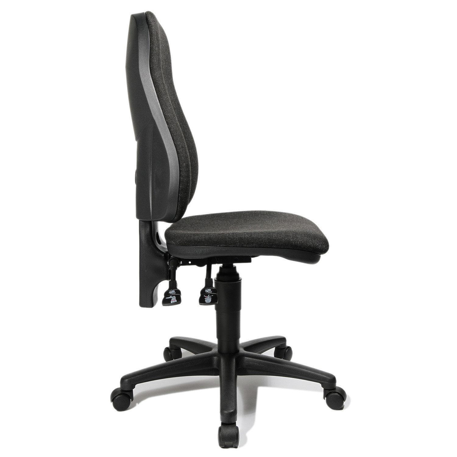 TOPSTAR Drehstuhl Home Office Bürostuhl Point 60 Stoff (1 St), Schreibtischsessel, Drehbarer Schreibtischstuhl