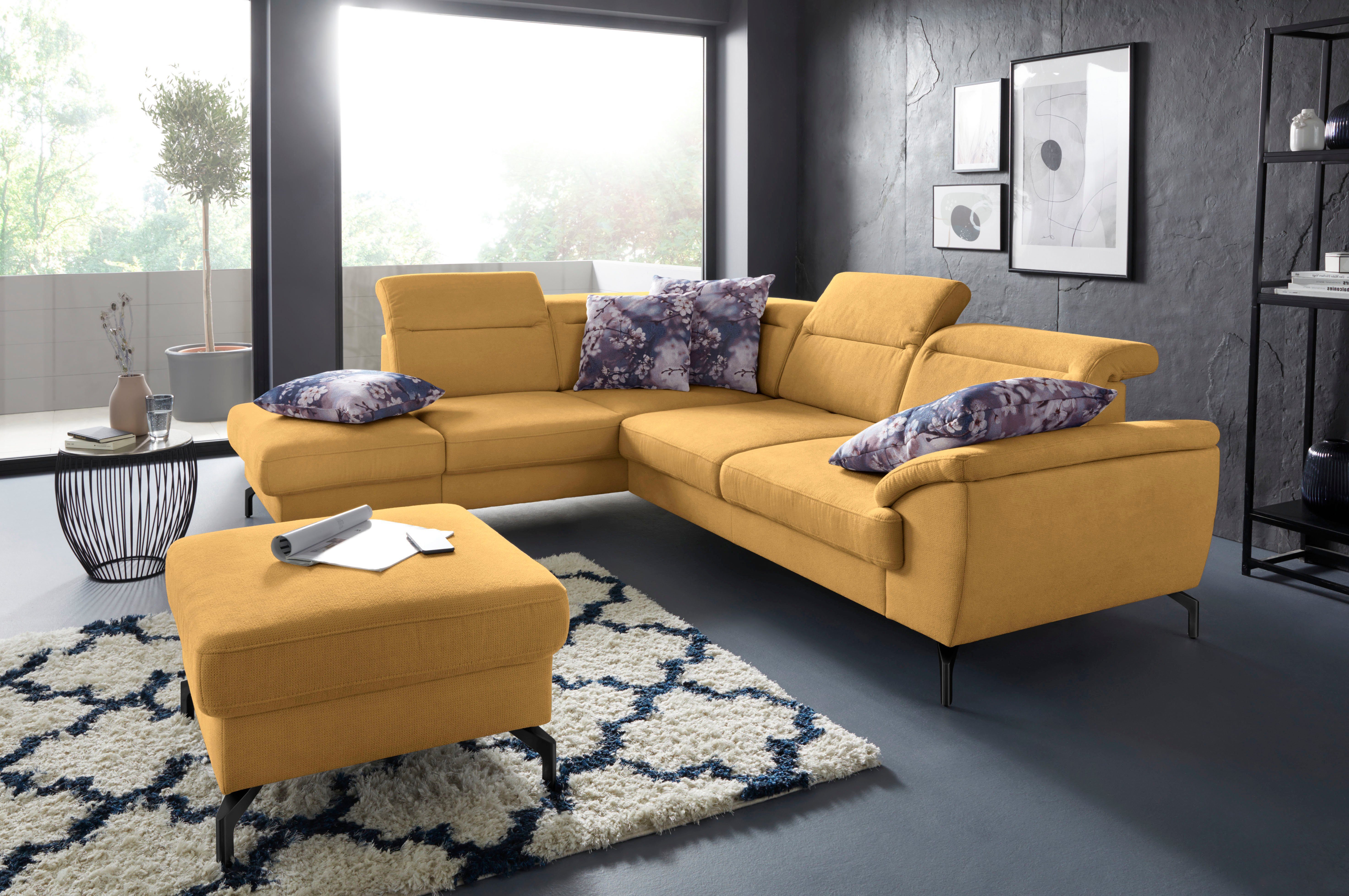 sit&more Ecksofa Percy L-Form, 15 cm günstig online kaufen