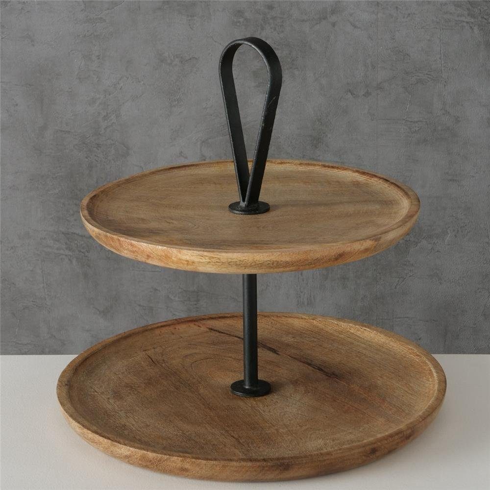 BOLTZE Dekoetagere Kabir, 2-stöckig Holz mit günstig online kaufen