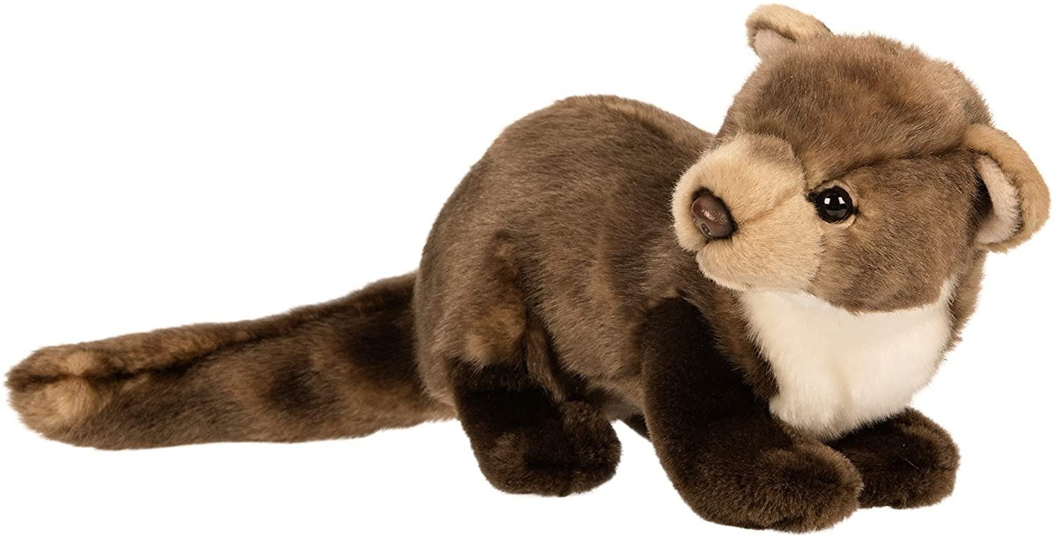 Uni-Toys Kuscheltier Steinmarder - 40 cm (Länge) - Plüsch-Marder - Plüschtier, zu 100 % recyceltes Füllmaterial