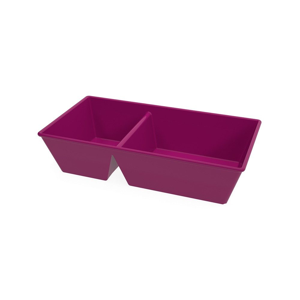 Ornamin Lunchbox Nested Norbert, Mehrwegschale to go l 2 Fächer für getrennte Speisen und Meal Prep