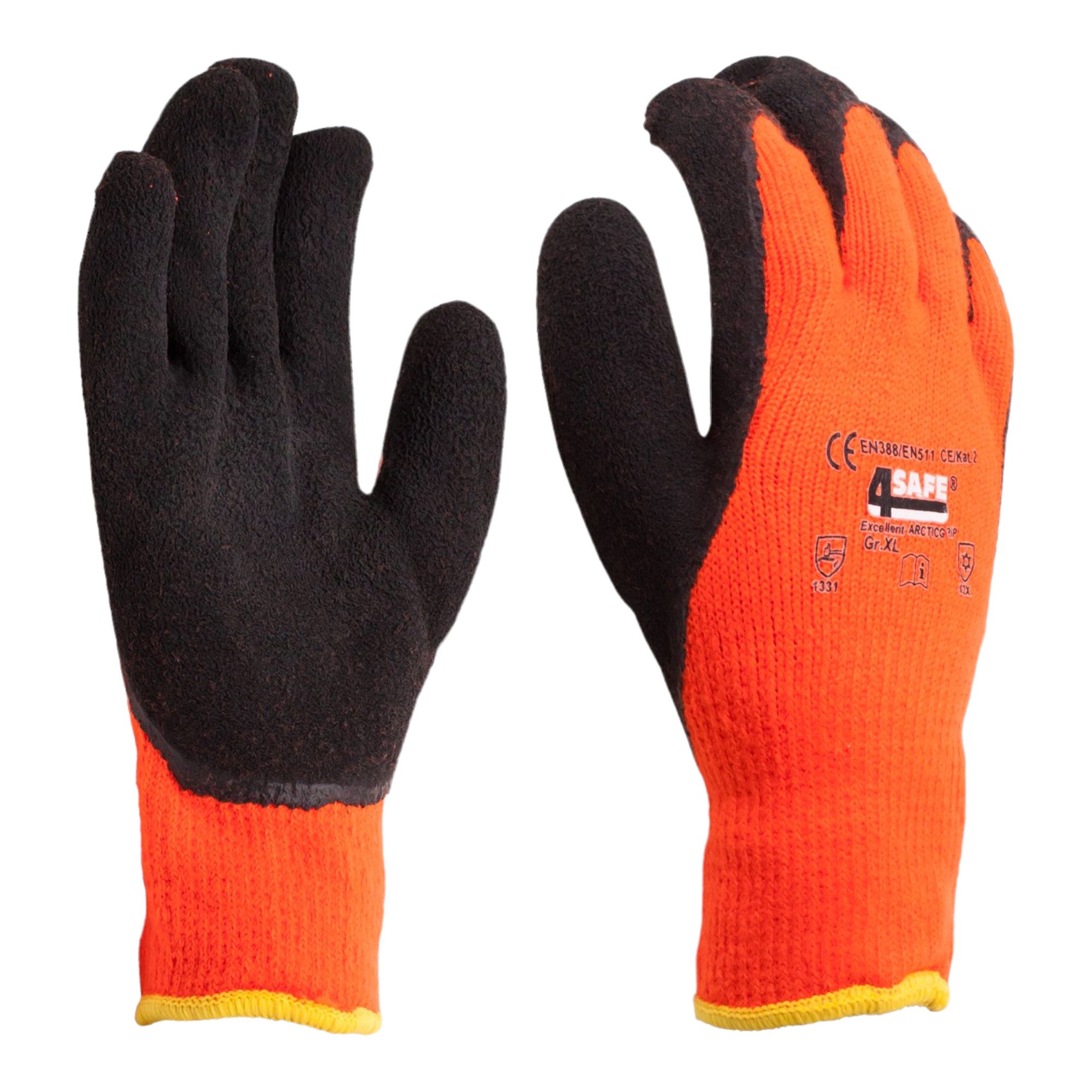 Arbeitshandschuhe Winter Рабочие перчатки Baugewerbe Acryl/Latex K037W Размер XL