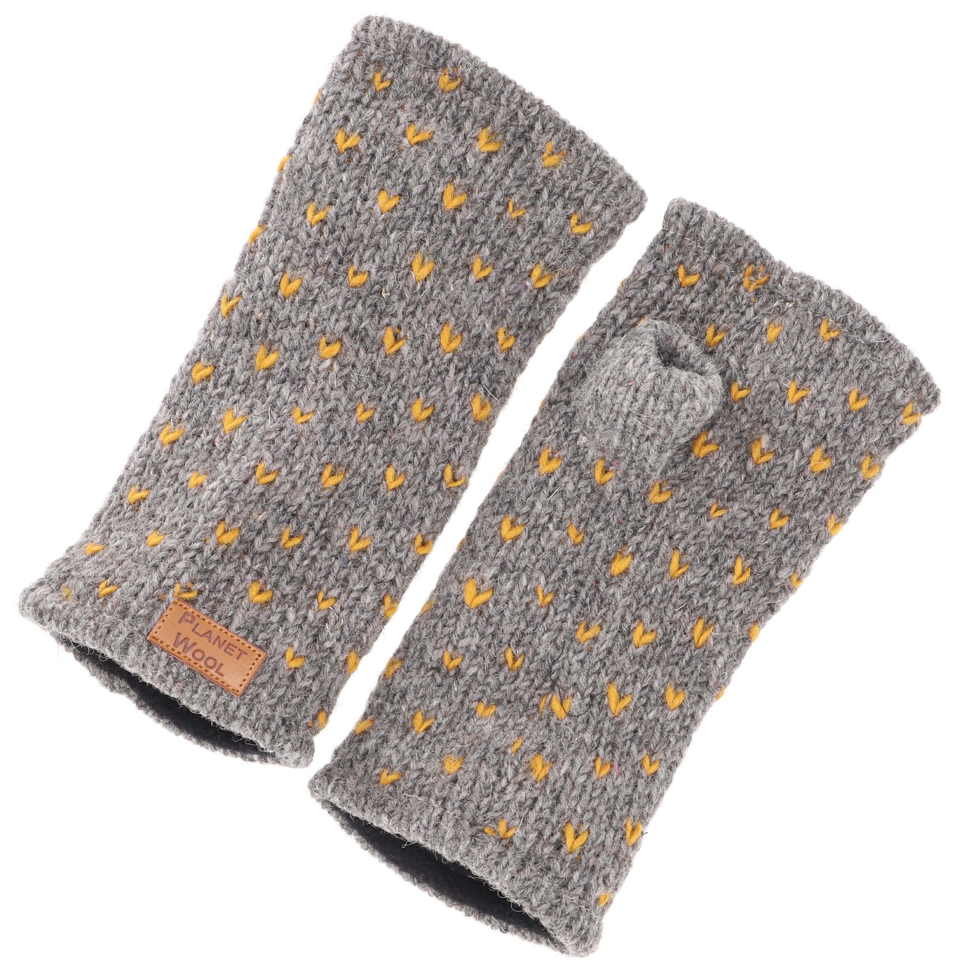 Guru-Shop Strickhandschuhe Handstulpen aus Nepal, handgestrickte.. günstig online kaufen