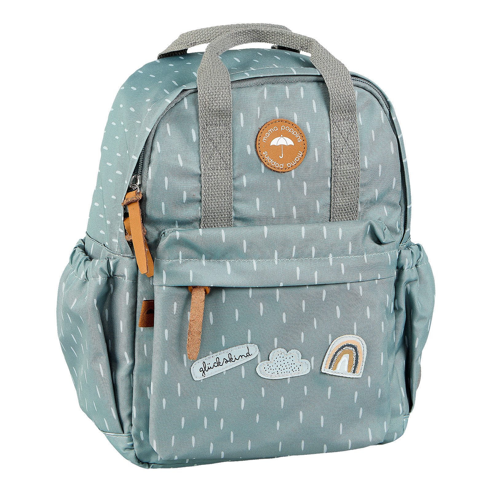 Mama Poppins Germany Kinderrucksack Kindergartenrucksack ab 3 Jahre, mit "Glückskind" Patch