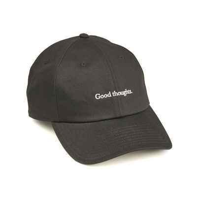 Cleptomanicx Baseball Cap Good thoughts - black