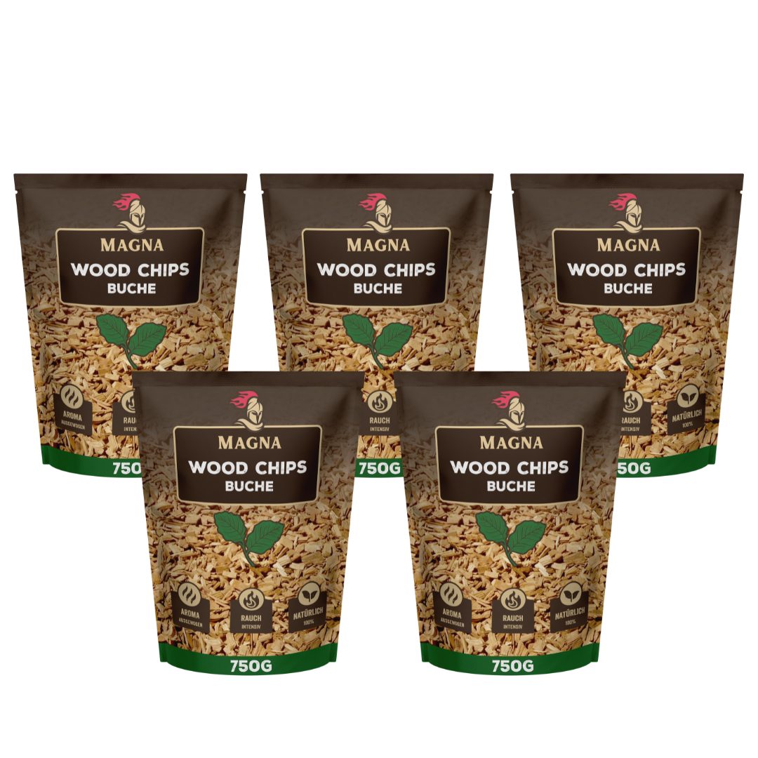 Magna Räucherspäne Wood Chips Set 3,75 KG
