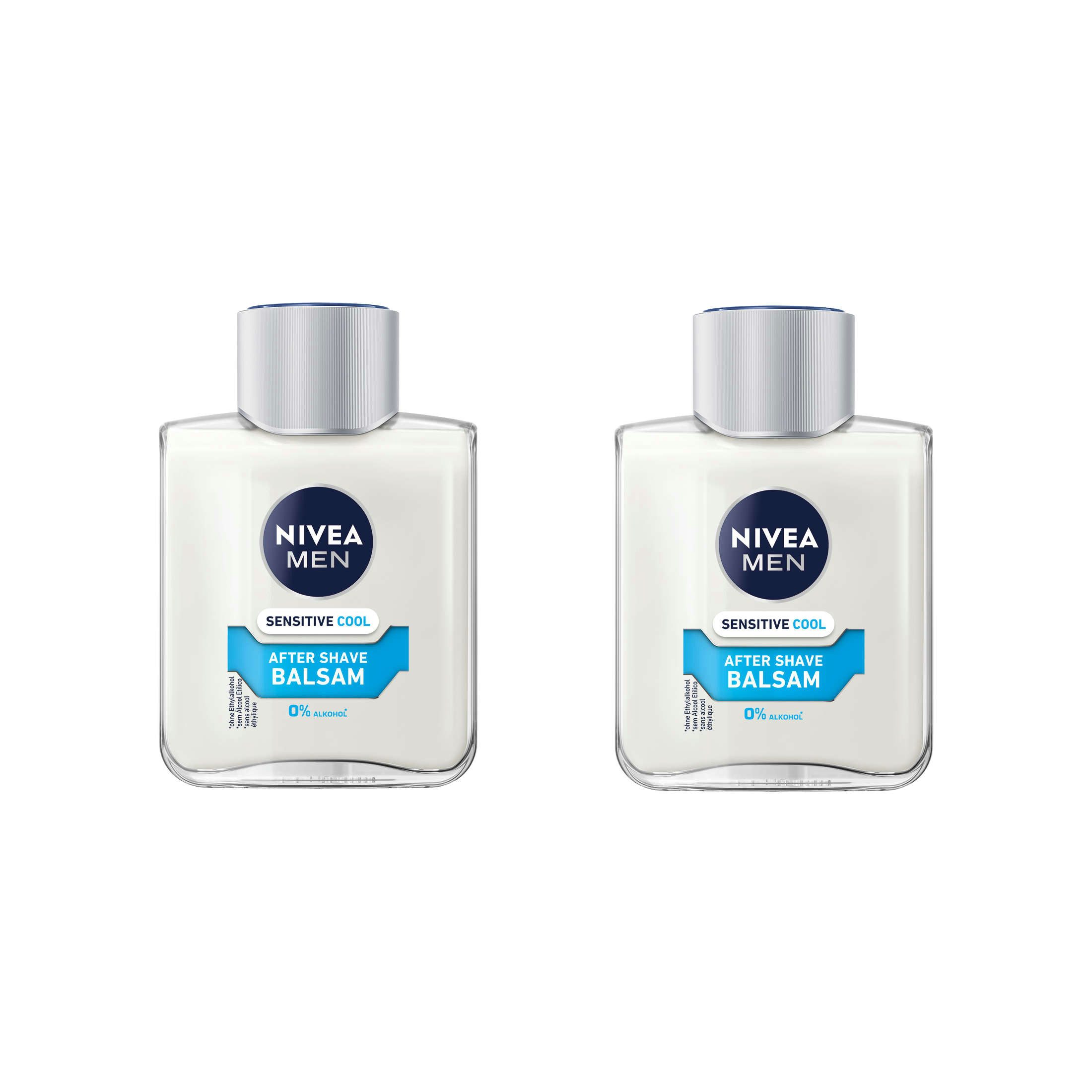 After Shave Lotion Sensitive Cool Balsam mild erfrischend 0% Alkohol 2x 100ml