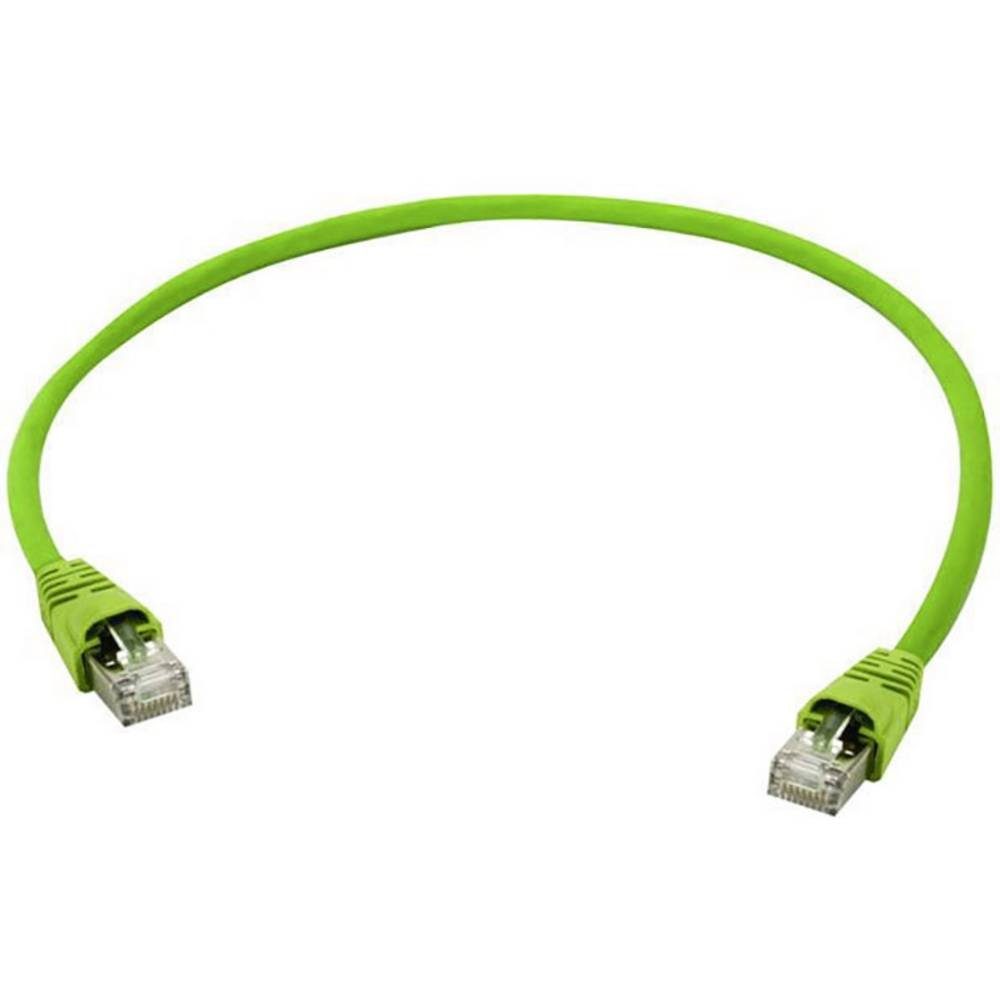 Telegärtner Patchkabel S/FTP Cat.6A, 4x2xAWG27/7, PUR, IP20-IP20, 2m 100008284 LAN-Kabel, (2.00 cm), Flammwidrig, mit Rastnasenschutz, Paarschirm, doppelt geschirmt, PUR-M