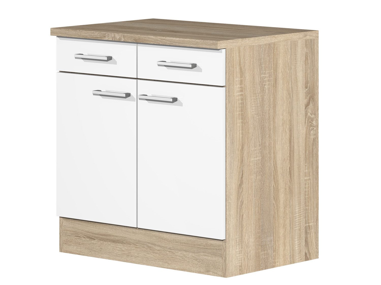 Flex-Well Unterschrank Küchenunterschrank - 80 cm günstig online kaufen