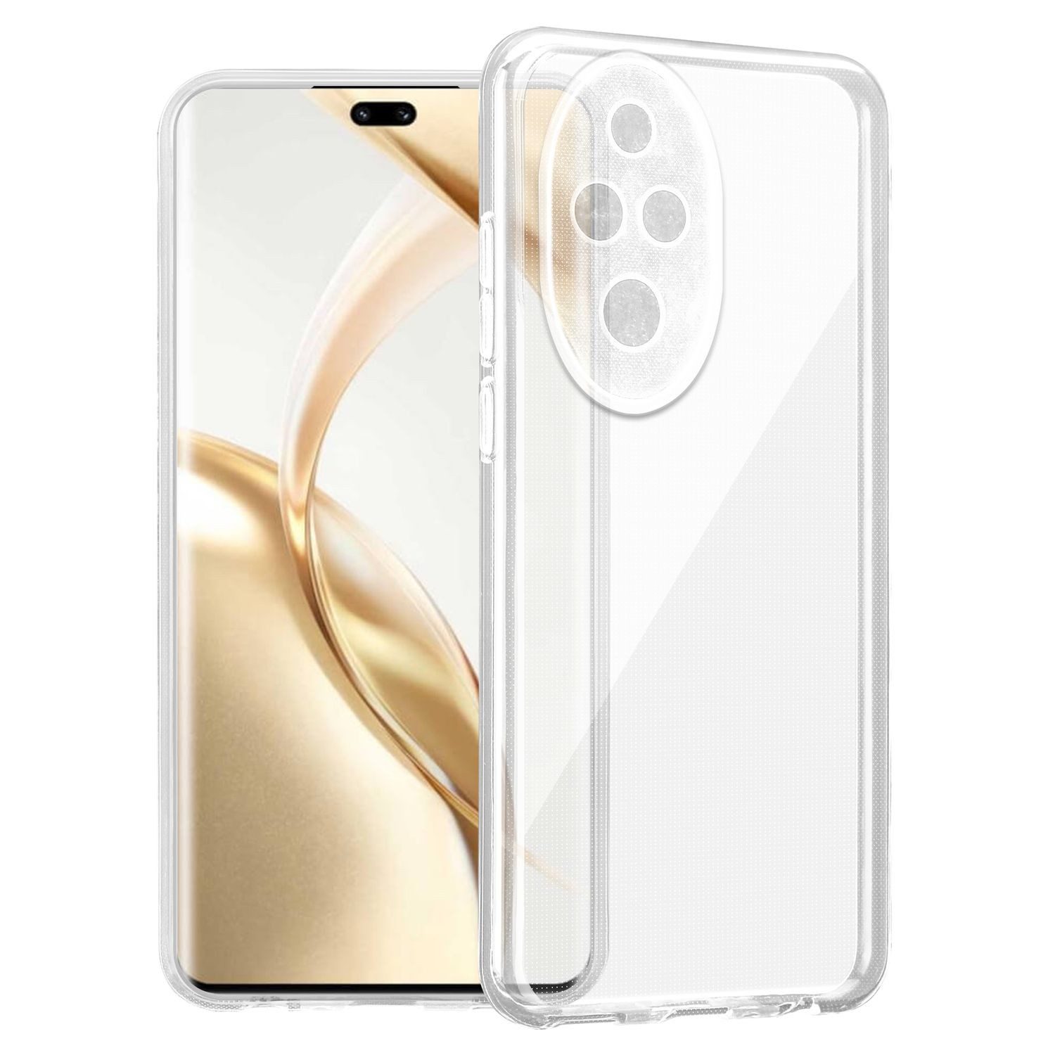 Cadorabo Handyhülle für Honor 200 Pro Hülle Honor 200 Pro, Hülle TPU Silikon Handy Schutzhülle Slim Transparent Case Cover