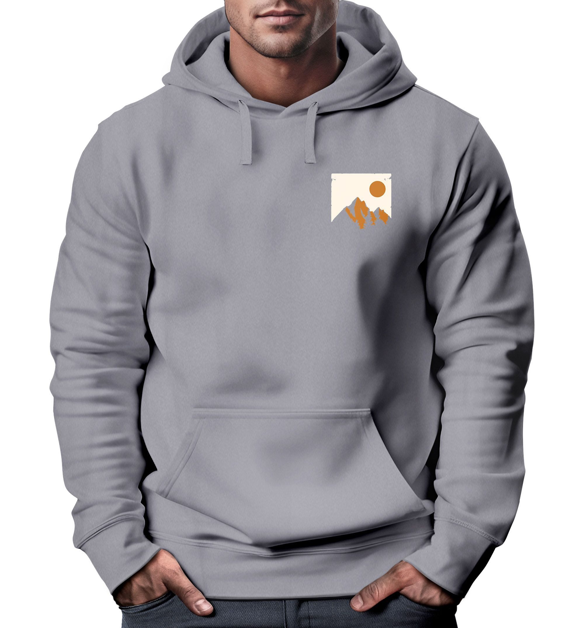 Neverless Hoodie Hoodie Herren Outdoor Adventure günstig online kaufen