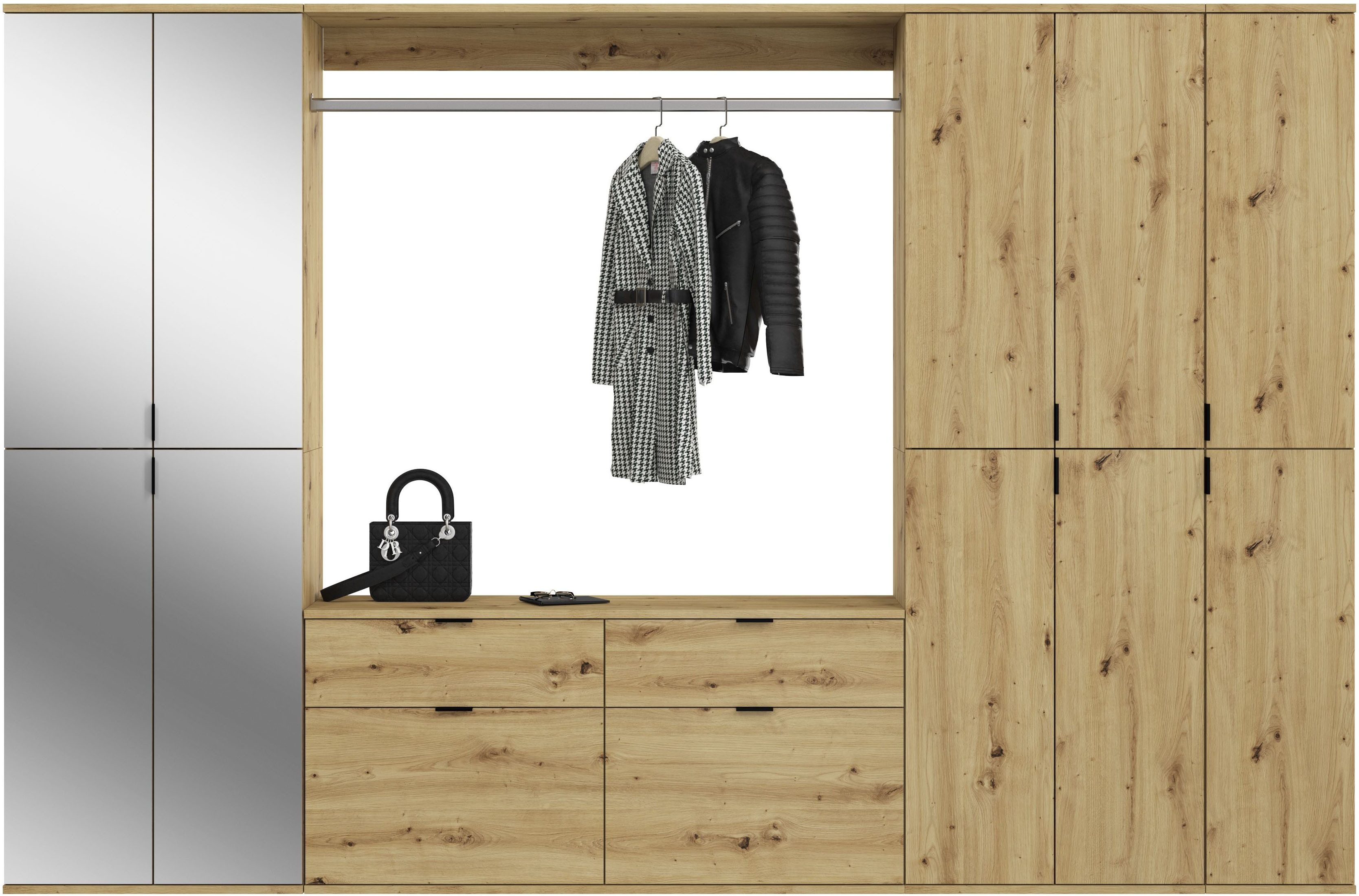 INOSIGN Garderoben-Set Trondheim, Breite 273 cm, 6-teilig, bestehend aus:, günstig online kaufen