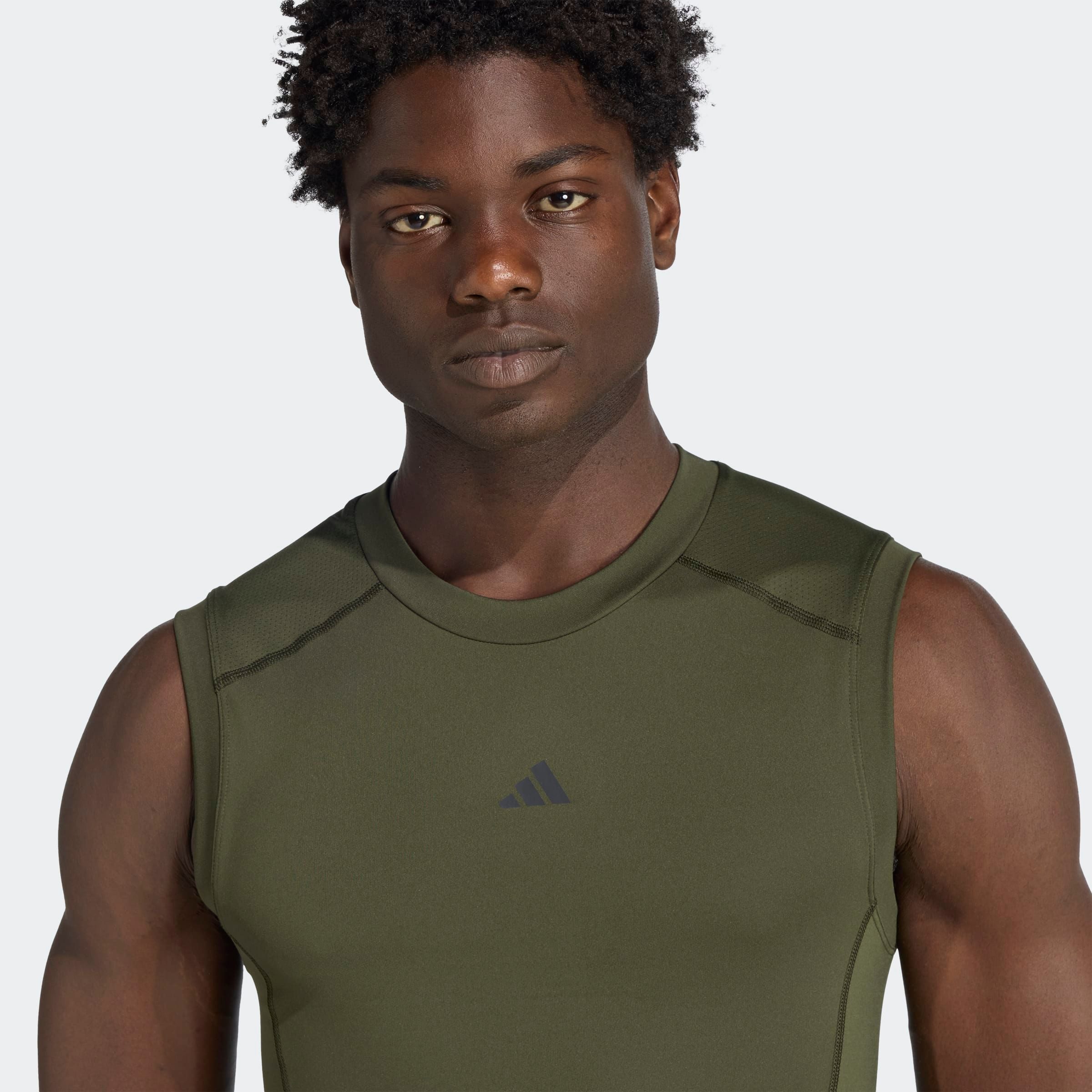 adidas Performance Tanktop TECHFIT COMPRESSION TRAINING SLEEVELESS