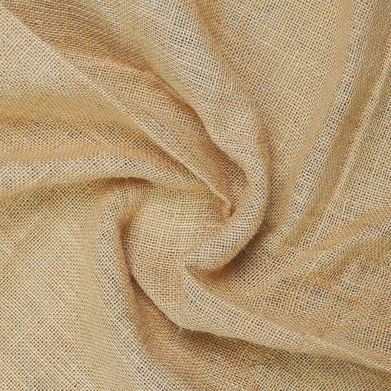 vidaXL Stehtischhusse Jute-Tischdecke Natur Ø 300 cm 100% Tossa-Jute