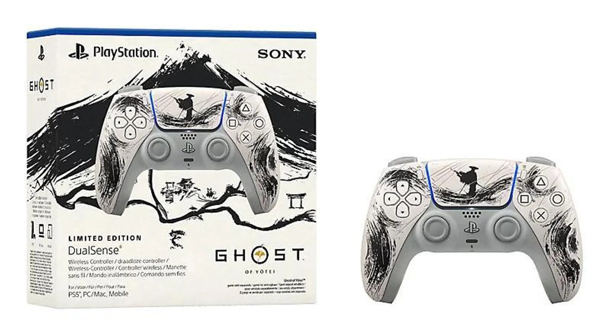Playstation PS5 DualSense Ghost of Yotei Black Limited Edition PlayStation 5-Controller – Bild 4 von 4