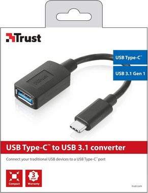 Trust CALYX USB-C TO USB-A ADAPTER CABLE USB-Adapter, 15 cm