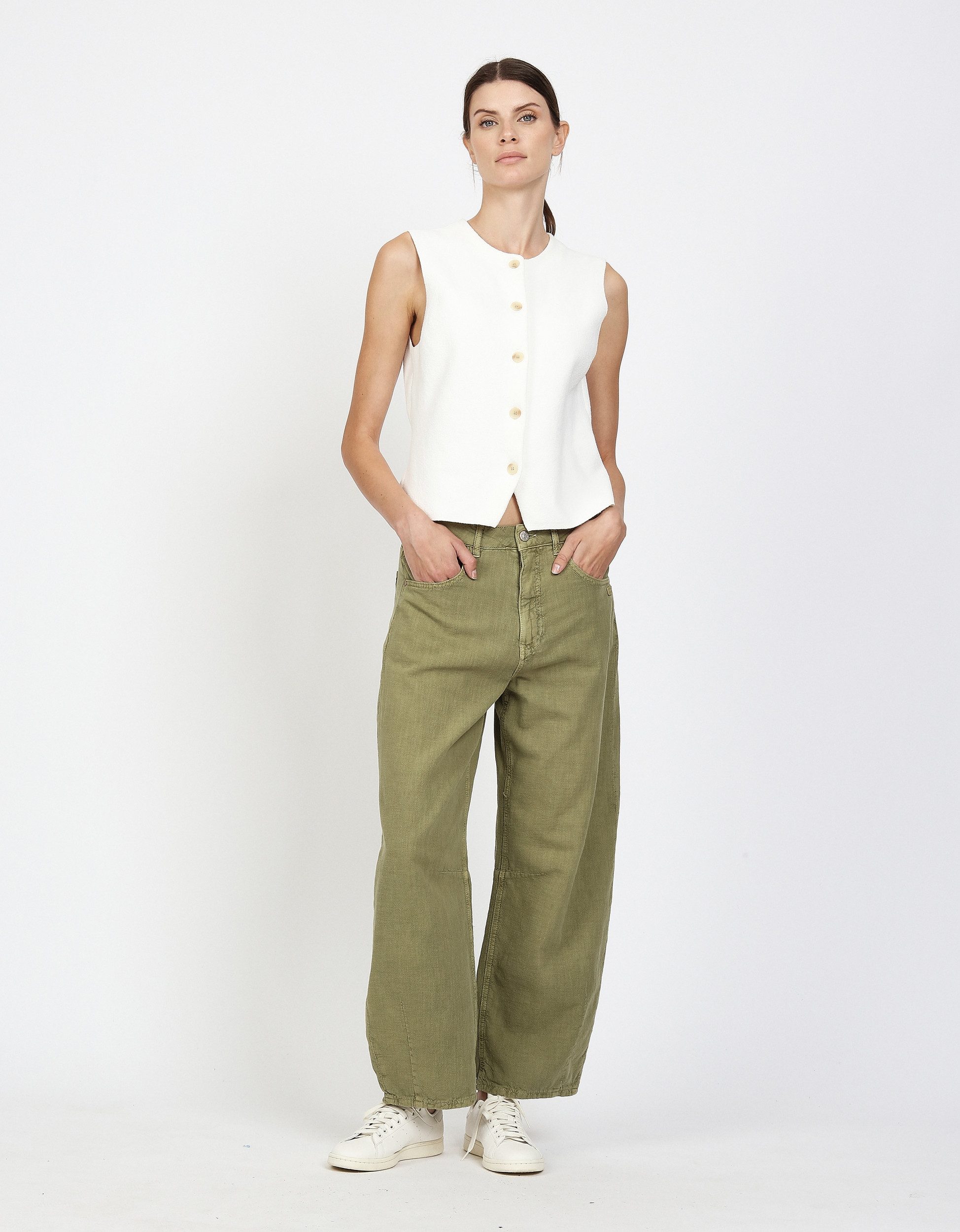 GANG Palazzohose 94SARINA - Jeans Damen - Baggy Jeans - Barrel Jeans Damen