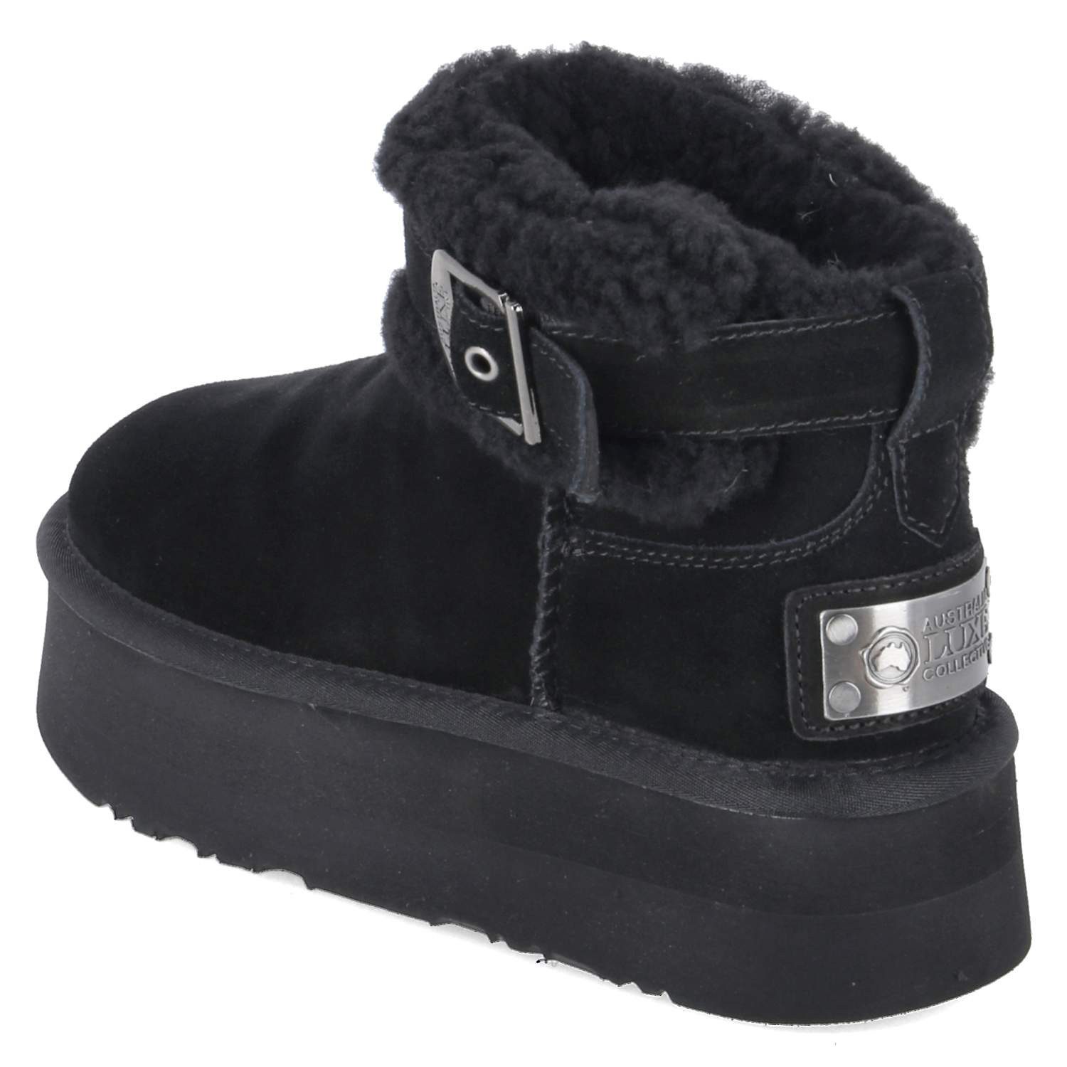 Australia Luxe Collective Australia Luxe EDEPS205N-BL Damen Leder & Textil black Chelseaboots
