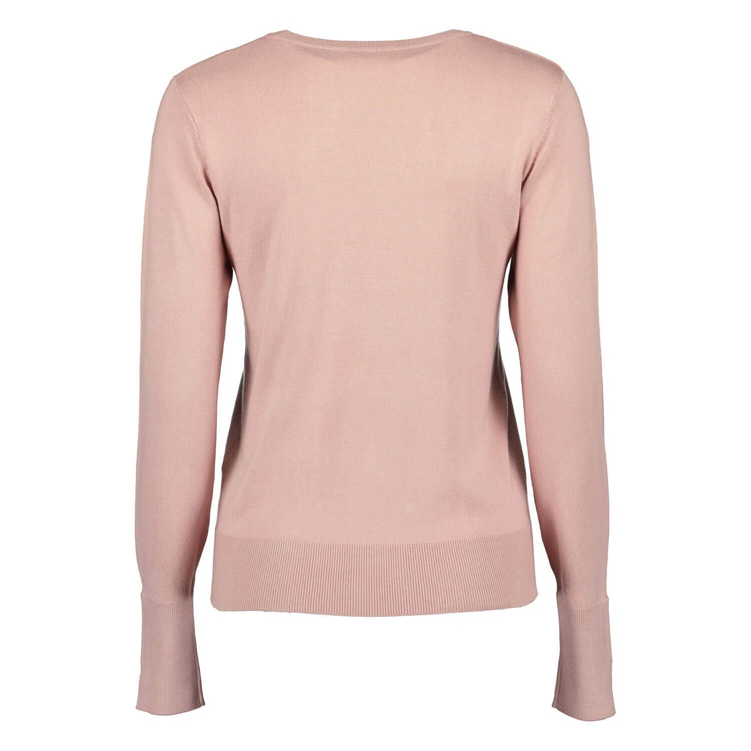 Blue Seven Rundhalspullover 247912 Damen Pullover Unifarben Meliert - Pulli mit Rundhalsausschnitt