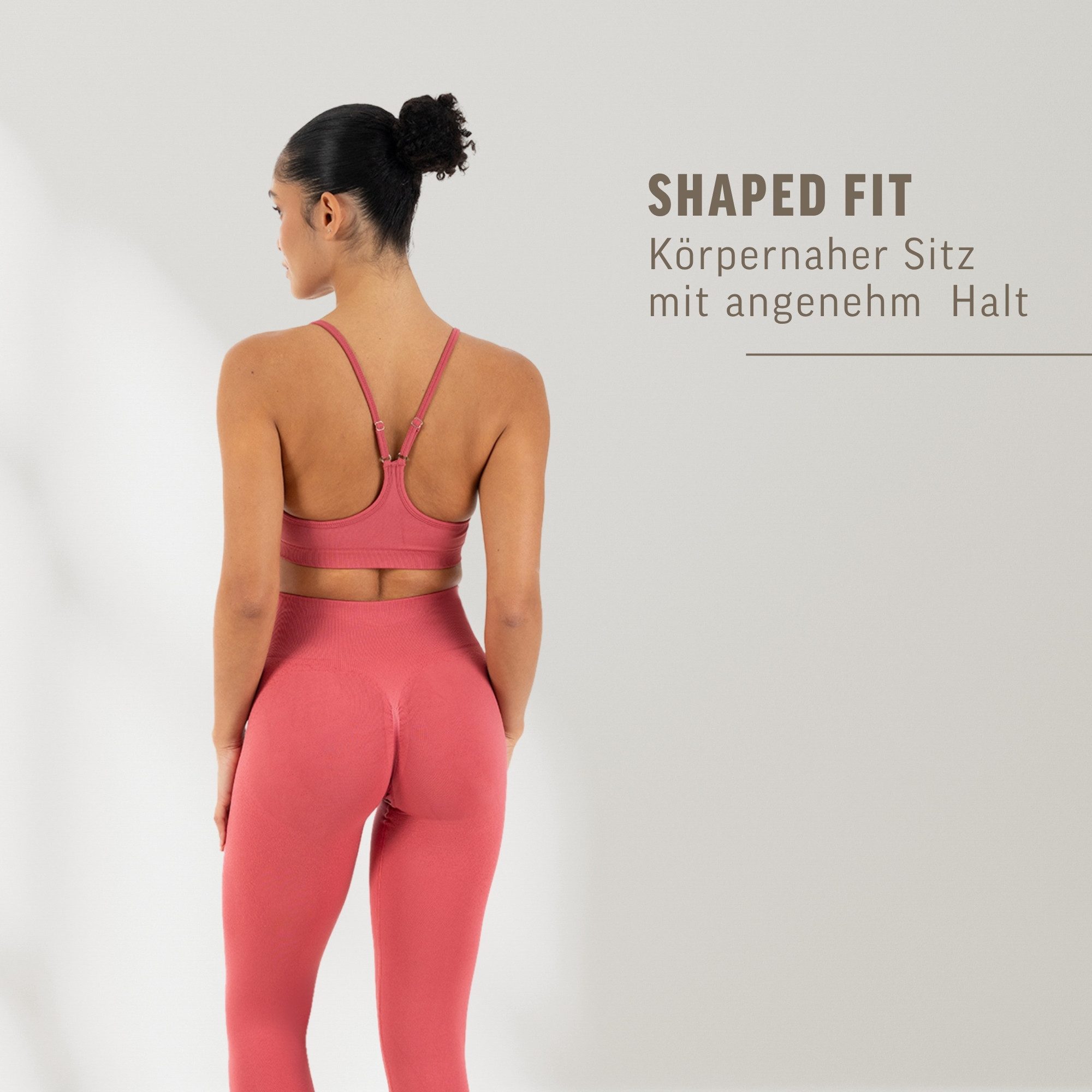 Smilodox Sport-BH Timea, Bustier Damen, Shaped Fit, Fitness Bra, Gym & Freizeit Racerback, Rippbund, elastisch, weiches Material, Stretch
