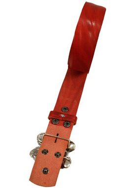 RETTUNGSRING by showroom 019° Ledergürtel mit austauschbarer Schließe »Nostalgie Perle Rot«