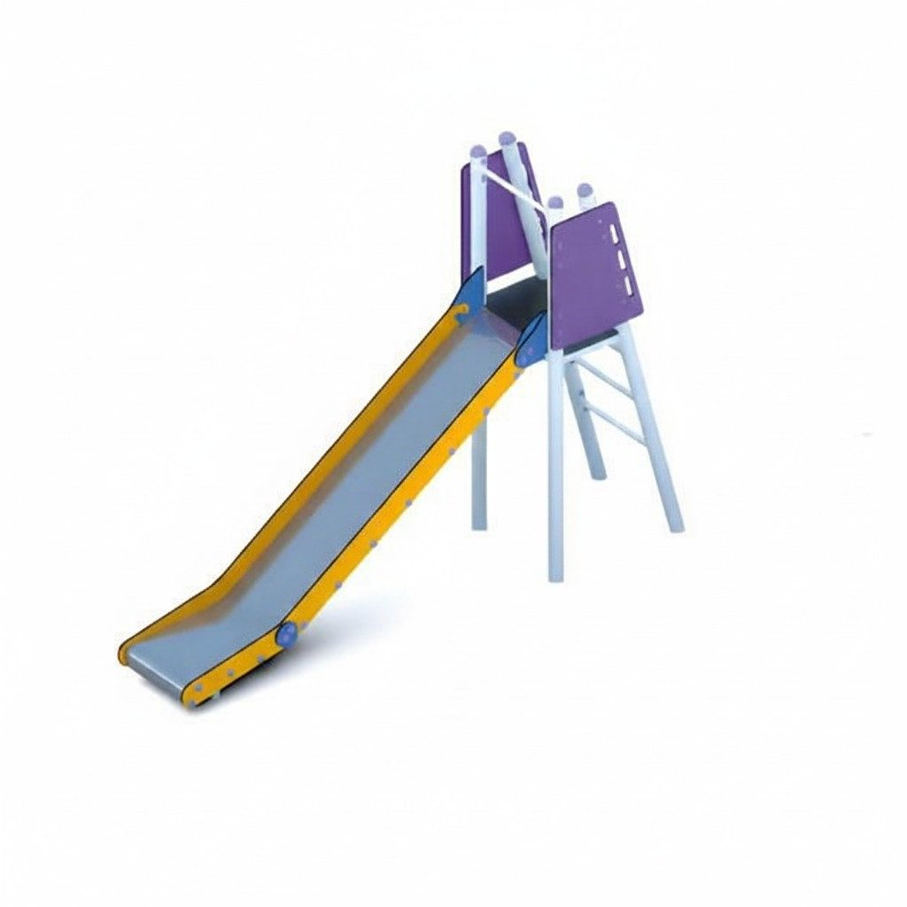 JVmoebel Rutsche Rutschbahn für Kinder aus robustem Kunststoff, bunt gestaltet, (Rutschbahn), Made in Europa