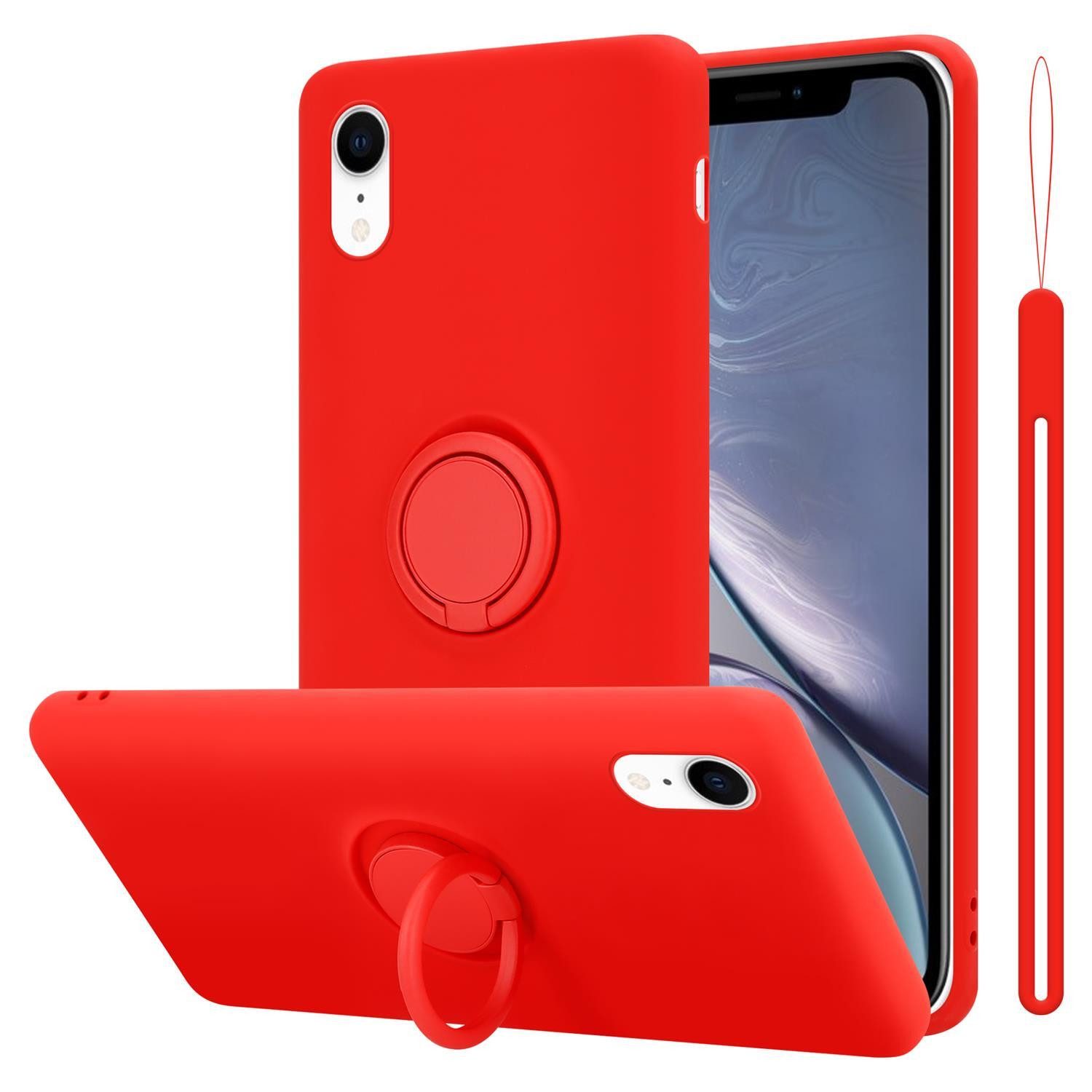 Cadorabo Handyhülle für iPhone XR Hülle Apple iPhone XR, Robustes Hard Case - Handy Schutzhülle - Hülle - Back Cover Bumper