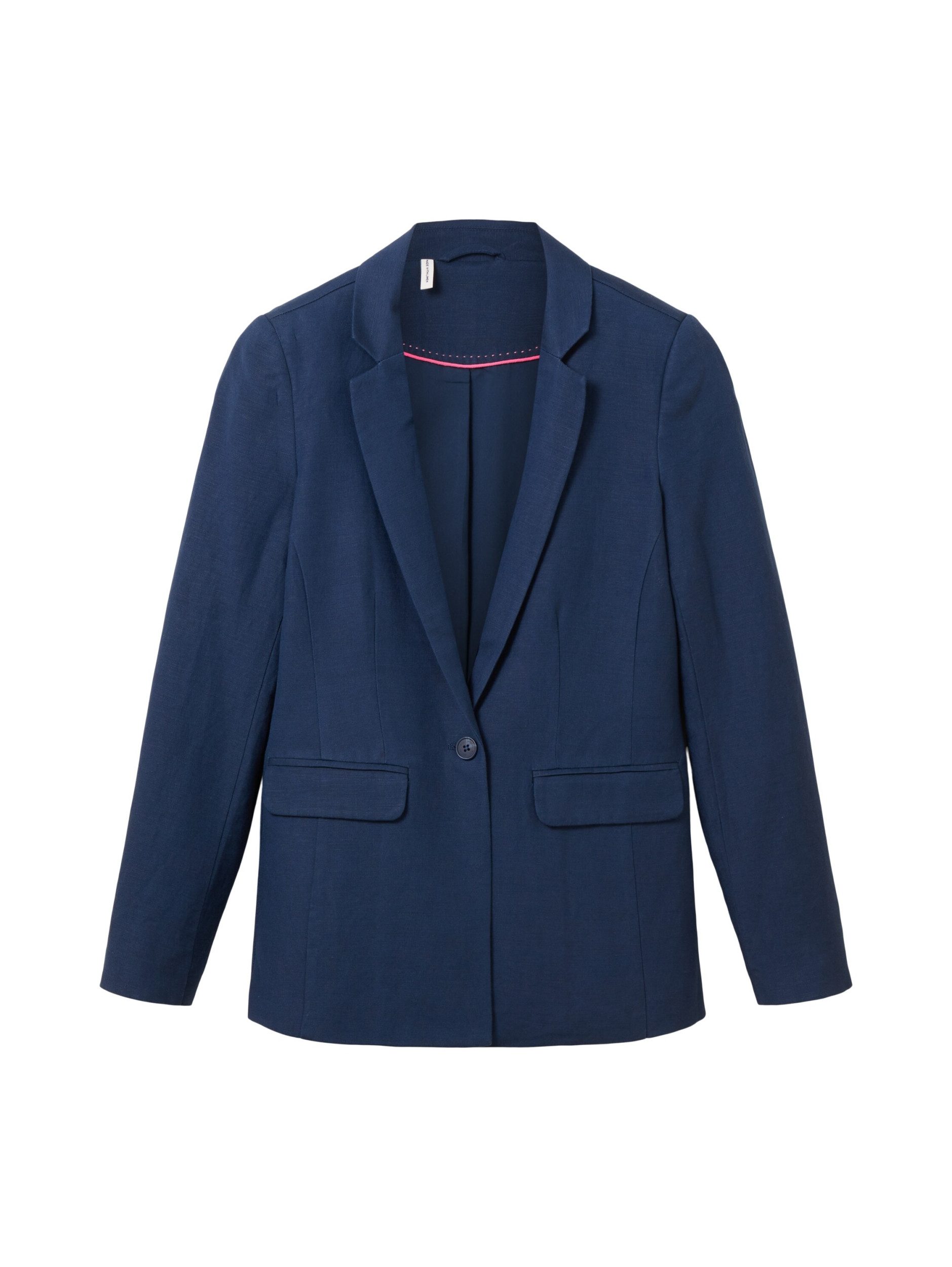 TOM TAILOR Пиджаки-Блузки linen mix blazer