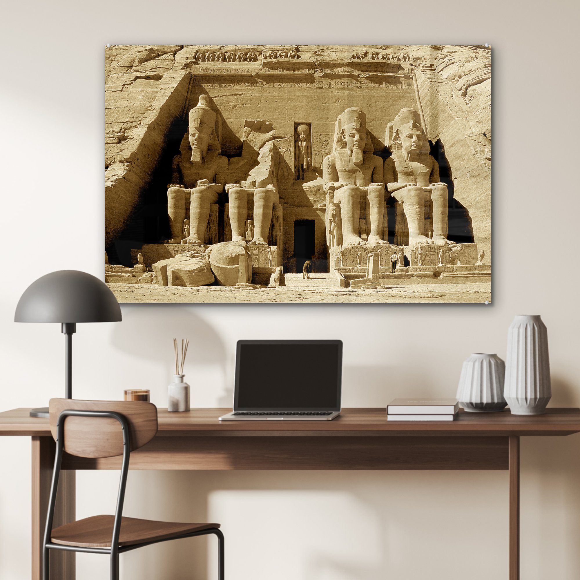 Abu Schlafzimmer & Nubien Acrylglasbilder Assuan St), Acrylglasbild Ägypten, (1 von Simbel MuchoWow in Wohnzimmer Tempel