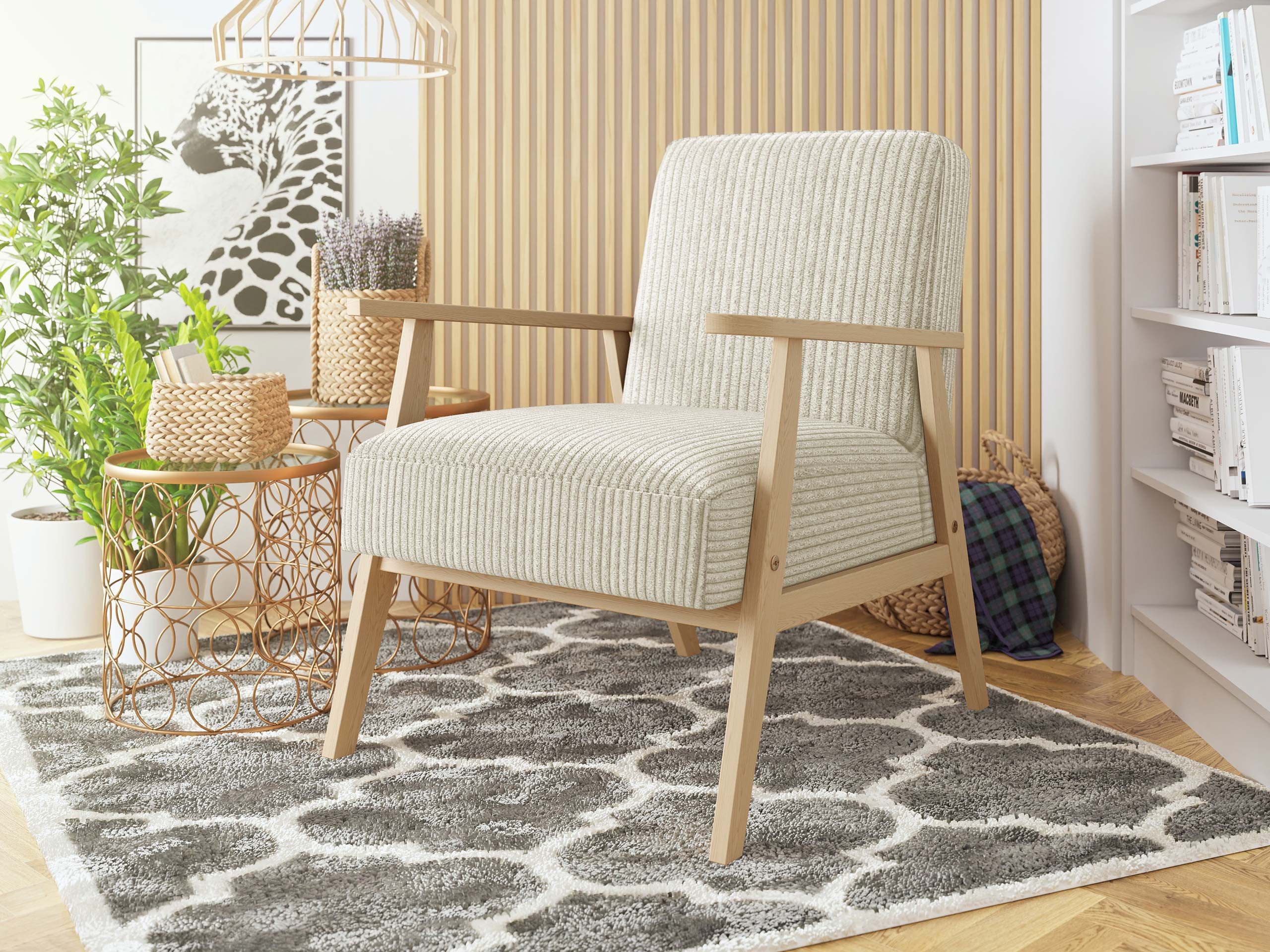 MIRJAN24 Sessel Retro Cord (mit Wellenfeder), günstig online kaufen
