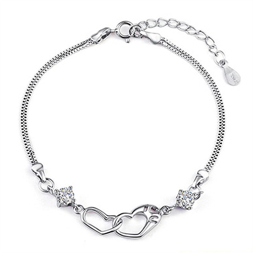 The Beauty House Armband Damen Doppelarmband mit Herzen günstig online kaufen