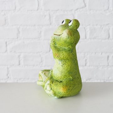 BOLTZE Dekofigur Dekofigur Fridolin Frösche im 2er Set aus Keramik Handbemalt