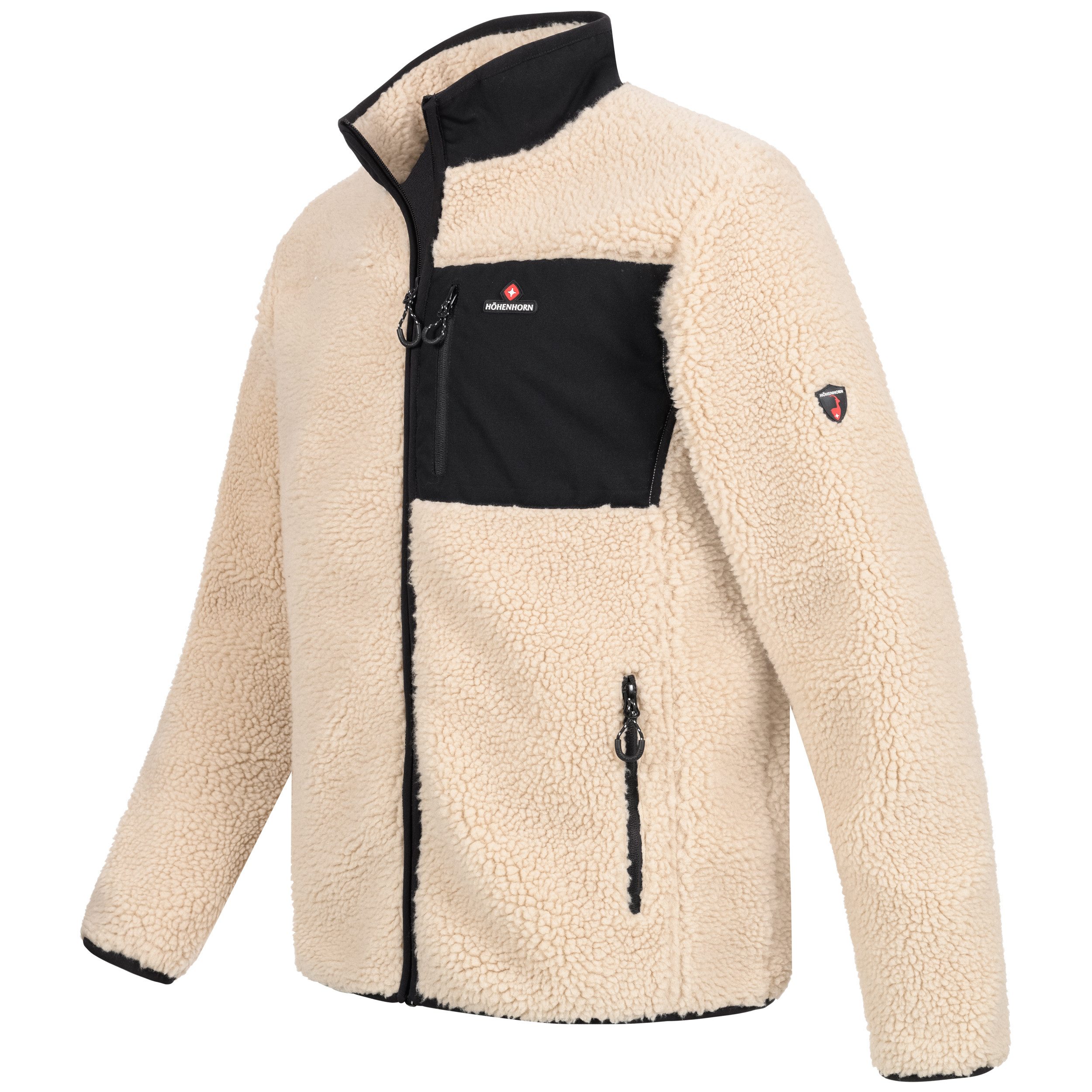 Höhenhorn Fleecejacke Birkkar Herren Fleece Jacke für Männer Teddyfleece Winterjacke Pflegeleicht, Thermo-Wärme, Robust