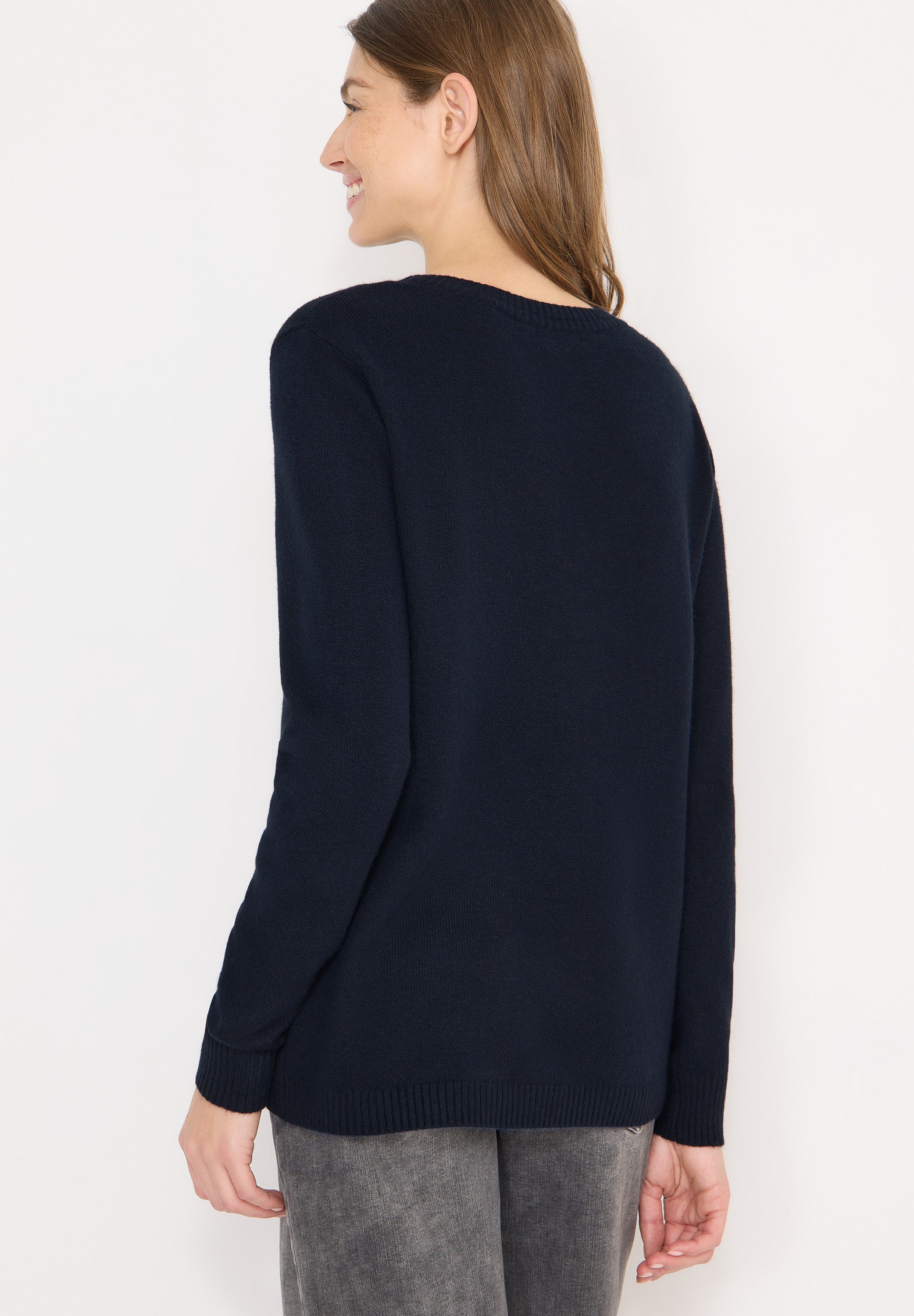 CECIL Strickpullover mit U-Boot-Ausschnitt