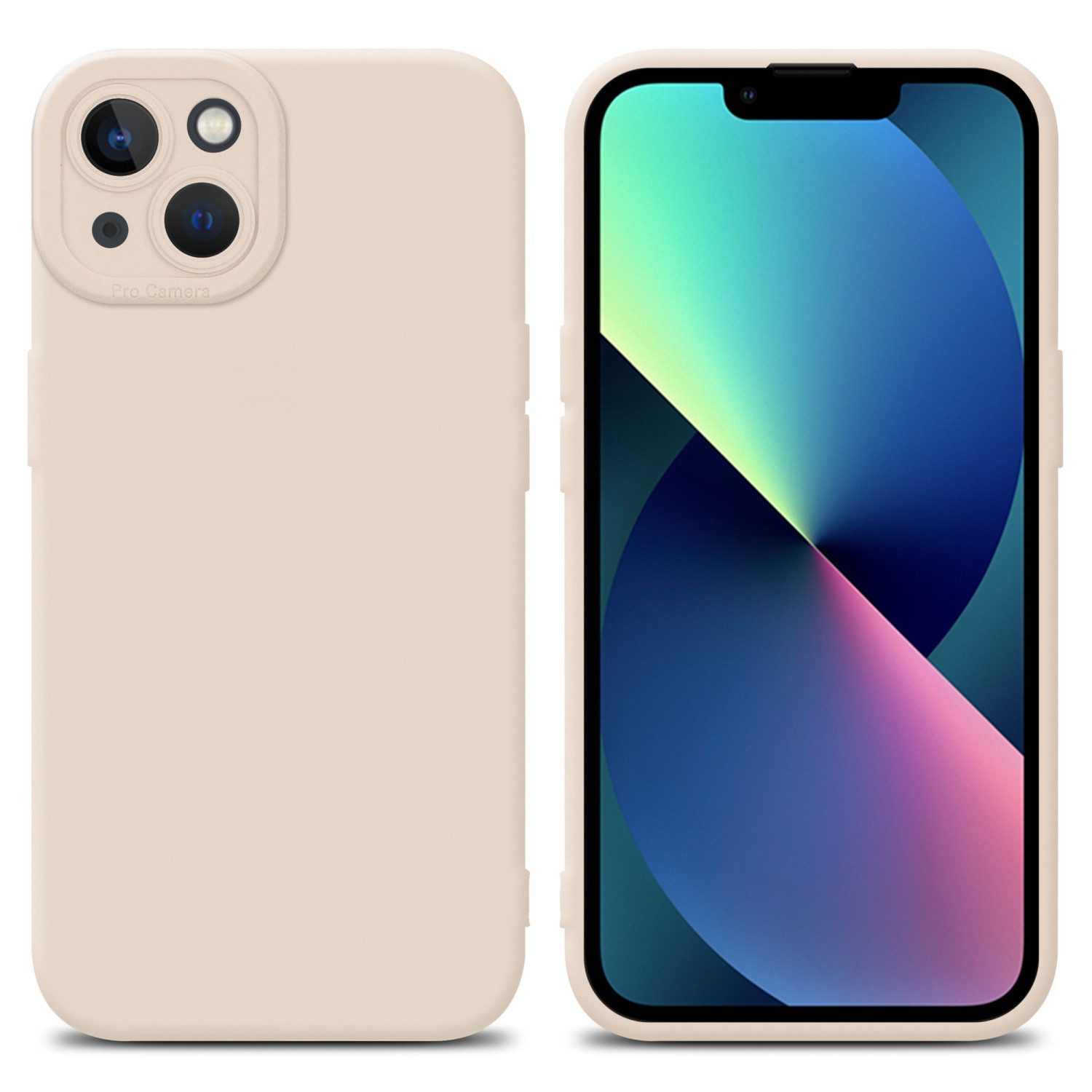 Cadorabo Handyhülle für iPhone 13 Hülle Apple iPhone 13, Hülle Schutzhülle TPU Silikon Case Cover