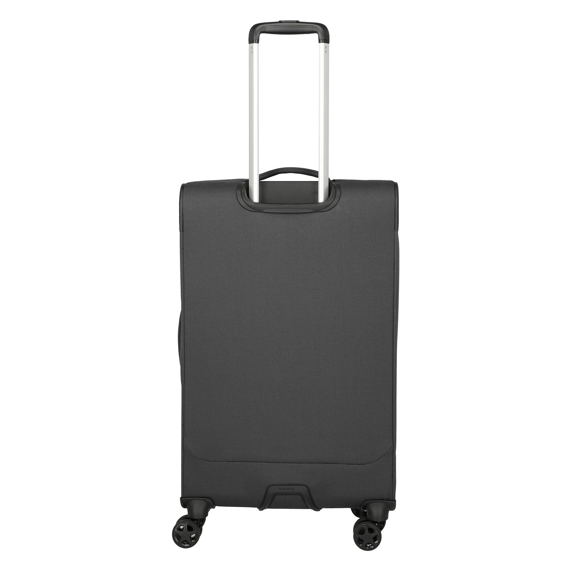 travelite Trolleyset Cubis, 4 Rollen, (5-teilig, 5 tlg), Polyester