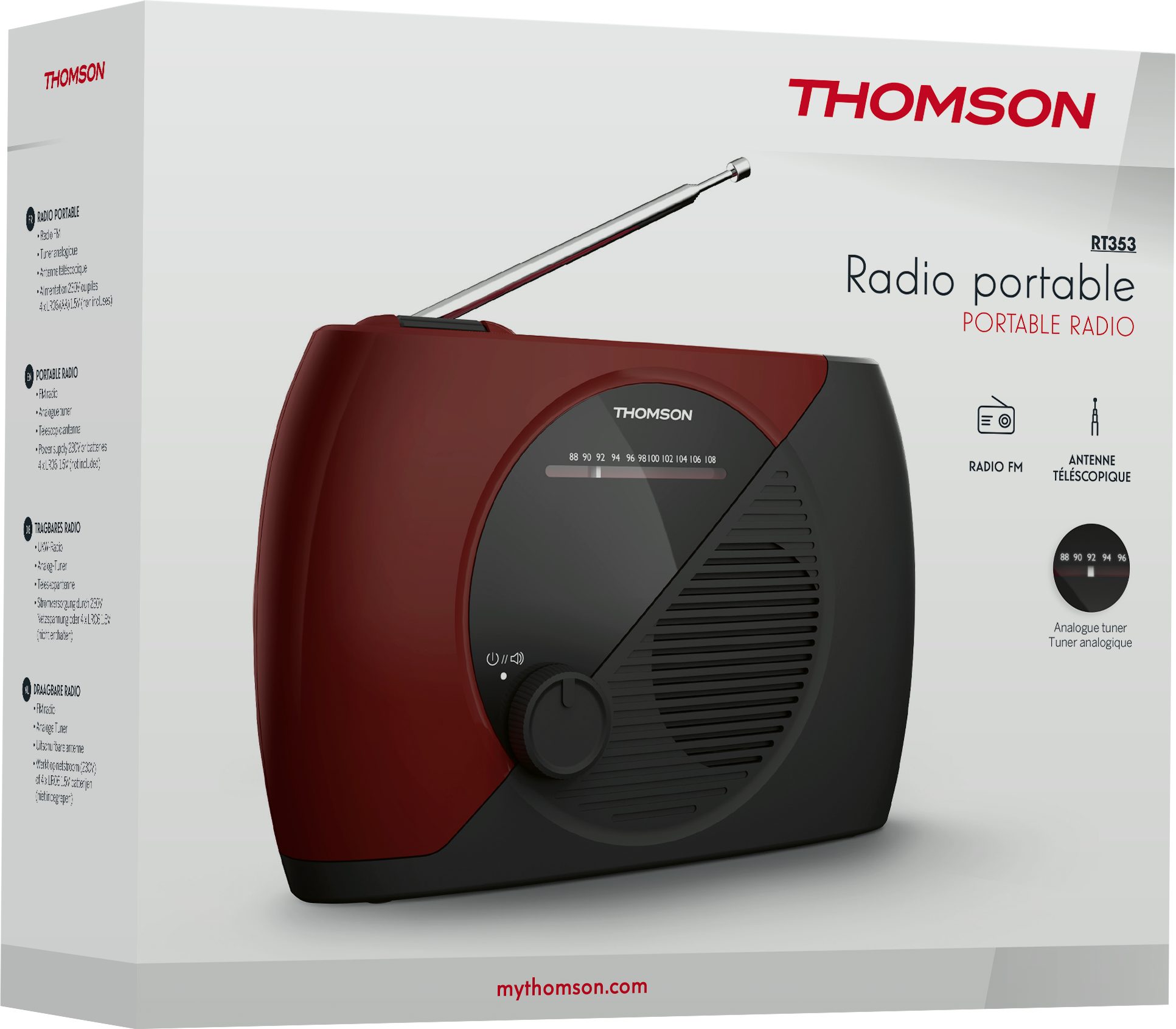 Thomson Thomson Radio RT353 [red/black] Radio